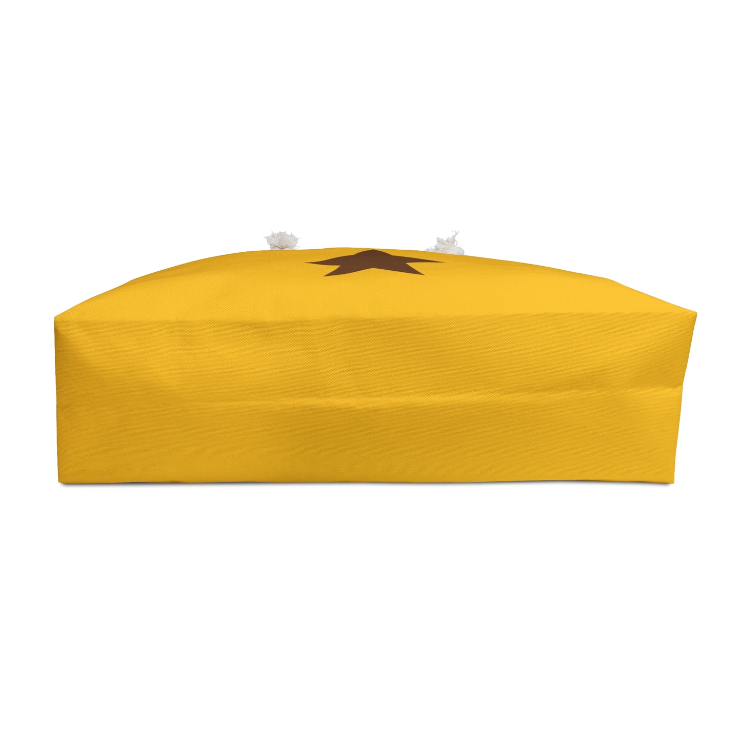 Yellow Star Weekender Bag — Large Star Tote for Beach & Weekend Getaways