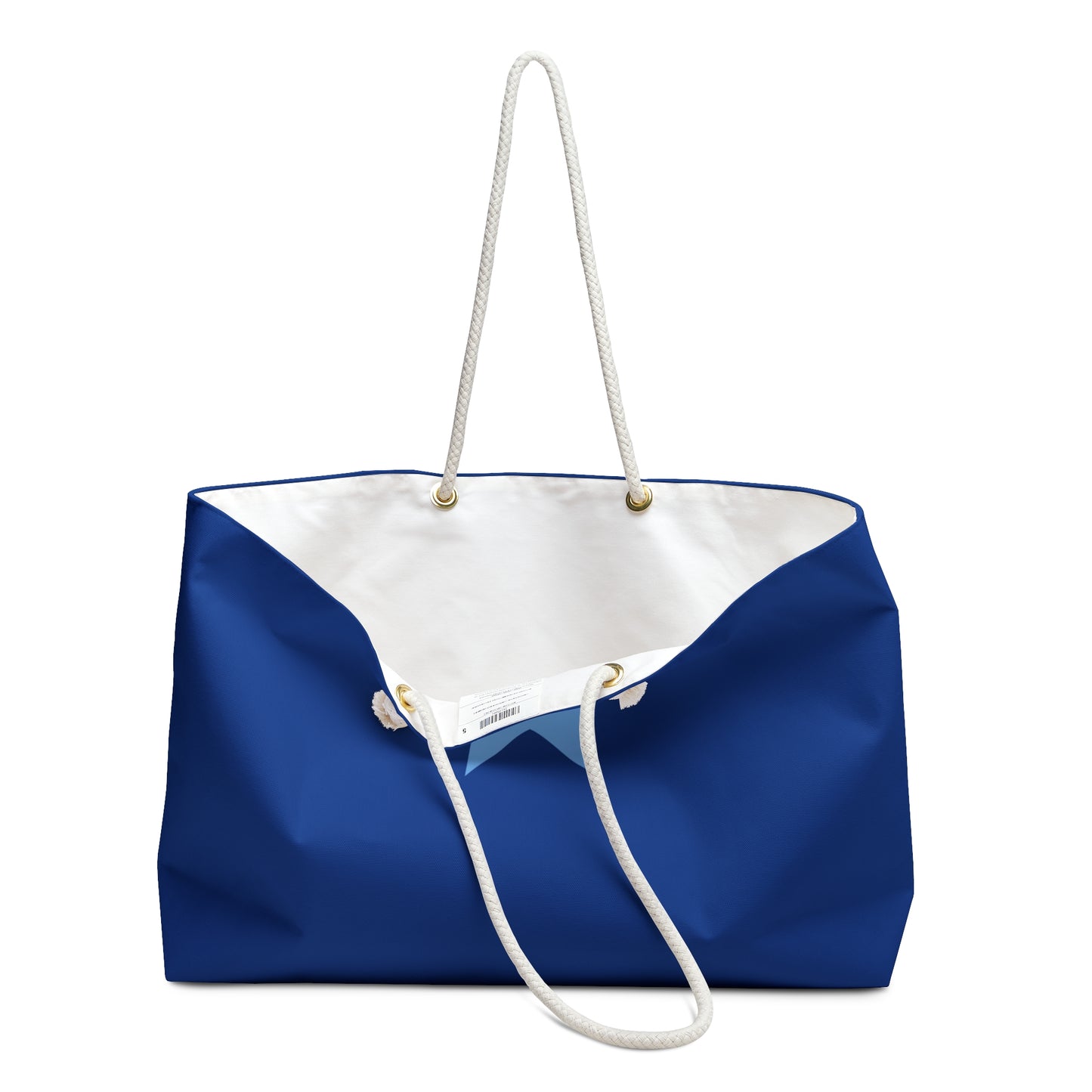 Bolsa de fin de semana Navy Star: bolso de viaje grande azul